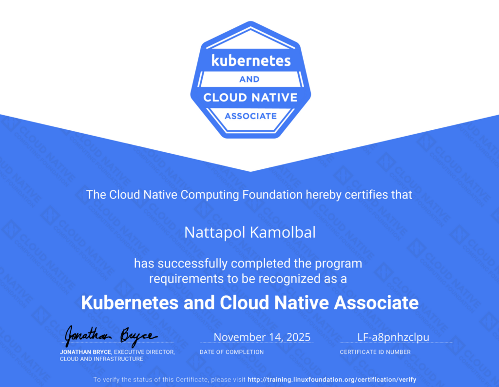 KCNA Certificate