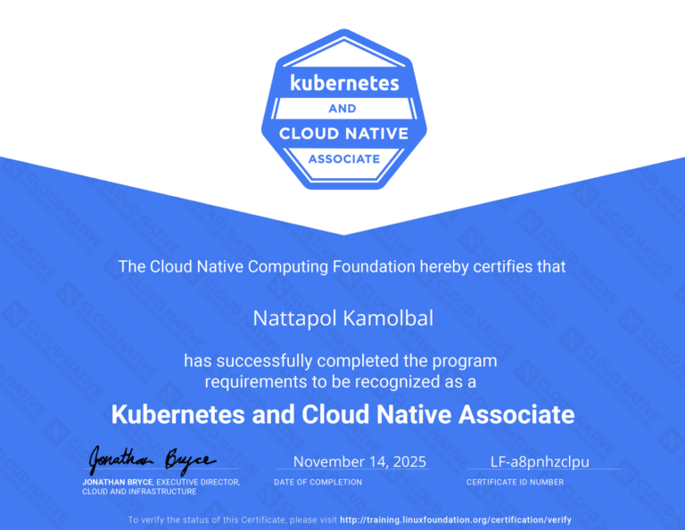 KCNA Certificate